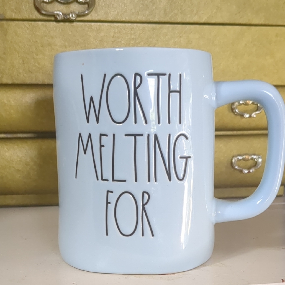 Rea Dunn Frozen Disney Blue Mug - Worth Melting For